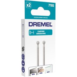 DREMEL Set van 2 diamanten punten 4,4 mm 7105