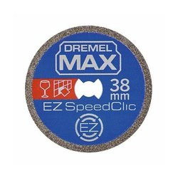 High longevity diamond disc EZ Speedclic Dremel Max S545 - Ø38mm hard 