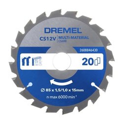 Multi-materiaal zaagblad voor CS600 cirkelzaag - DREMEL Blueprint
