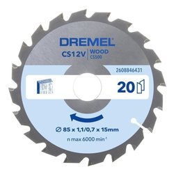 Hoja de madera para sierra circular CS500 - DREMEL Blueprint