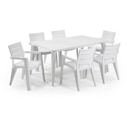 ALLIBERT GARDEN Lima Tisch 160 6 Personen - Zeitgenössisches Design - 