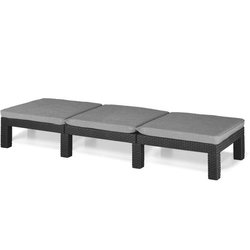 Keter Chair Long With Daytona Graphite 441306 cushion