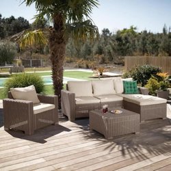 Gartenmöbel - in geflochtenem Rattan -Imitationsharz - Allibert von Ke