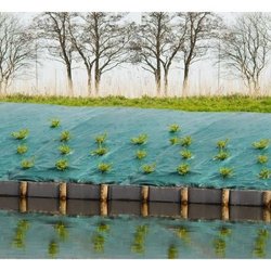 Toile de paillage paysages verte, 1 x 10 m, traité anti UV, 100 g/m² -