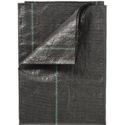 Toile de paillage paysages noire 1 x 25 m, traité anti UV, 100 g/m² - 