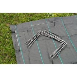 NATURE Set van 10 metalen clips voor bevestiging op de grond - Ø 4 mm 