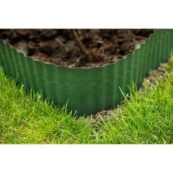 Grüne Rasenkante aus Polyethylen H15 cm * 9 Meter