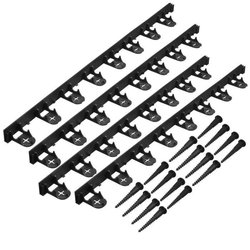 NATURE Polypropylene and polyethylene turf trim - 16 anchors - H 4,5 x