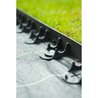 NATURE Bordure a gazon en polypropylene et polyéthylene - 16 ancres - 