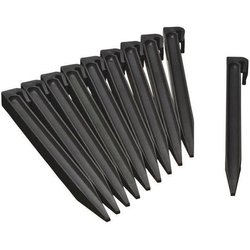 NATUUR Zak van 10 polypropyleen tuinrandankers - H 26,7 x 1,9 x 1,8 cm