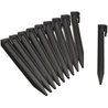 Nature sachet of 10 anchors for polypropylene garden border - H 26.7 x