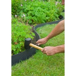 Nature Garden Bordüre 0,12x12 m 5 mm schwarz 446388