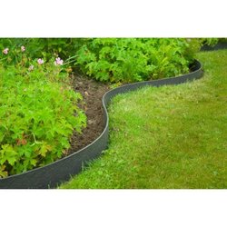 Nature Garden Bordüre 0,12x12 m 5 mm schwarz 446388