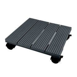 NATURE Mesa enrollable para plantas - Madera compuesta - H7 x 30 x 30 