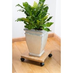 NATURE Mesa enrollable para plantas - Compuesto de bambú - H8 x 30 x 3