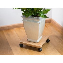 NATURE Mesa enrollable para plantas - Compuesto de bambú - H8 x 30 x 3