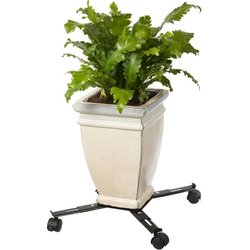 NATURE Rek voor uitschuifbare planten - Zwart metaal - H6 x 34/51 x 34