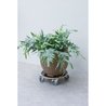 Portapentole quadrato con ruote - NATURE - Legno FSC - Carico massimo 