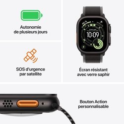Apple Watch Ultra 3 GPS + Cellular - 49 mm - Cassa in titanio naturale