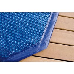 Bâche a bulles pour piscine bois UBBINK octogonale 360 - Bleue - 400 m