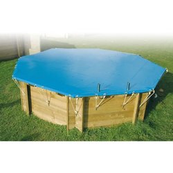 UBBINK Copertura di sicurezza per piscina 300x490 - Blu