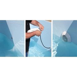UBBINK white 350 led spotlight for wood pools