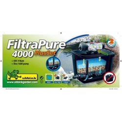 Ubbink Ensemble de filtre de bassin FiltraPure 4000 Plus 26 L 1355971 