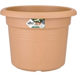 Basos verdes de la olla de flores redondas - plástico - Ø40 - terracot