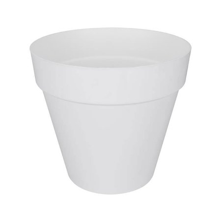 Flower pot elho round plastic loft white Ø 50 x H.44 cm 48 l