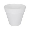 Flower pot elho round plastic loft white Ø 50 x H.44 cm 48 l