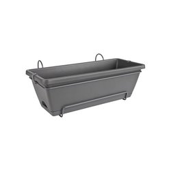 Elho Barcelona Balconiere Allin1 50 - Zwart - L 50 x B 28 x H 19 cm - 