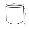 ELHO Pot de fleurs rond B.for Soft 35 - Ø 35 x H 32 cm - Intérieur - 1