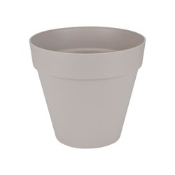 ELHO Urban round flowerpot Loft - Ø 20 cm - Warm gray