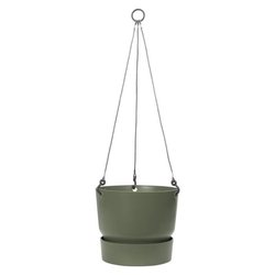 ELHO Pot de fleurs a suspendre Greenville - Ø 23,9 x H 20,3 cm - Extér