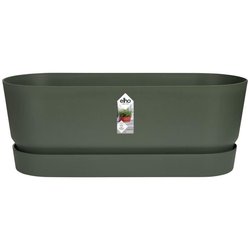 Oval planter Greenville - Plastic - Ø50 - Leaf Green