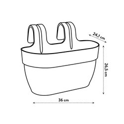ELHO - Vaso da fiori - Vibia Campana Easy Hanger Medium - Antracite - 