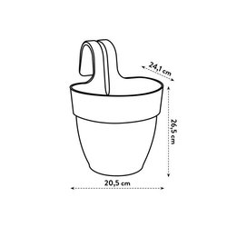 ELHO - Maceta - Vibia Campana Easy Hanger Pequeño - Blanco Seda - Balc