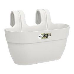 Elho - Flower pot - Vibia Campana Easy Hanger Medium - Silk white - Ou