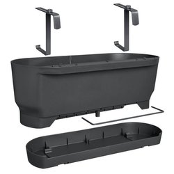ELHO - Blumentopf - Greenville Easy Balcony 52 - Living Black - Balkon