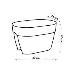ELHO Balconniere Vibia Campana Flower Bridge 40 - 26x39x22cm - Balcon 