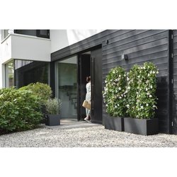 Jardinera Elho Vivo Next Square 30 - Negro - Ø 30 x H 29 cm - interior