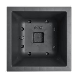 Jardinera Elho Vivo Next Square 30 - Negro - Ø 30 x H 29 cm - interior