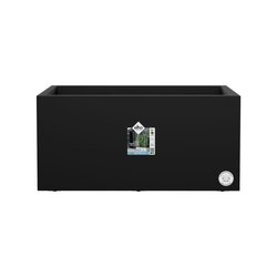 Elho Vivo Next Long 60 Blumenkasten  Schwarz  L 59 x B 30 x H 29 cm 