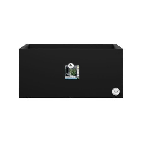 Elho Vivo Next Long 60 Bloembak - Zwart - L 59 x B 30 x H 29 cm - binn