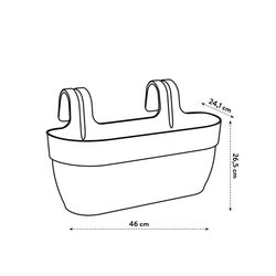 ELHO - Maceta - Vibia Campana Easy Hanger Grande - Verde pistacho - Ba