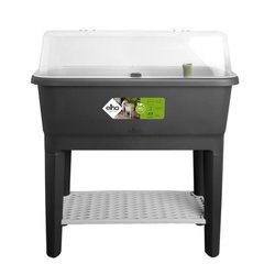 ELHO Noa Standing Vegetable Garden - Black - L 79 x B 39 x H 94 cm - c