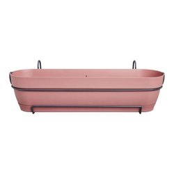 Vibia rectangle planter - Plastic - Tank - Ø70 - Dust pink
