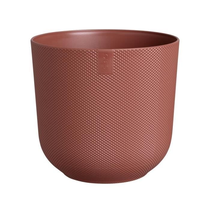 Bloempot - Elho - Jazz Rond - Rood - Ø 26 x H 24 cm - Binnen - 100% ge