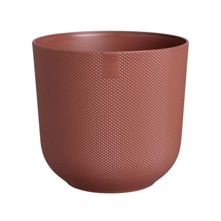 Bloempot - Elho - Jazz Rond - Rood - Ø 26 x H 24 cm - Binnen - 100% ge