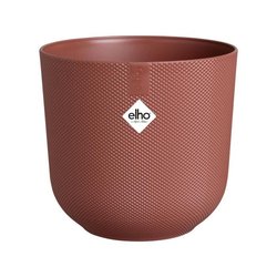 Bloempot - Elho - Jazz Rond - Rood - Ø 26 x H 24 cm - Binnen - 100% ge